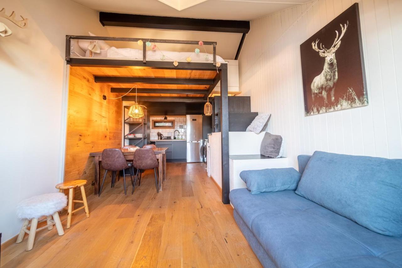 Appartement LE CERF - Duplex avec superbe vue montagne à Les Angles  Extérieur photo