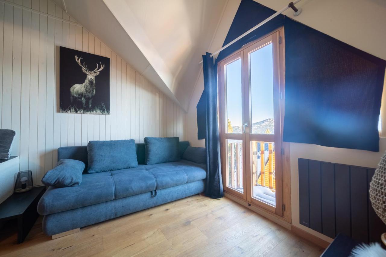 Appartement LE CERF - Duplex avec superbe vue montagne à Les Angles  Extérieur photo