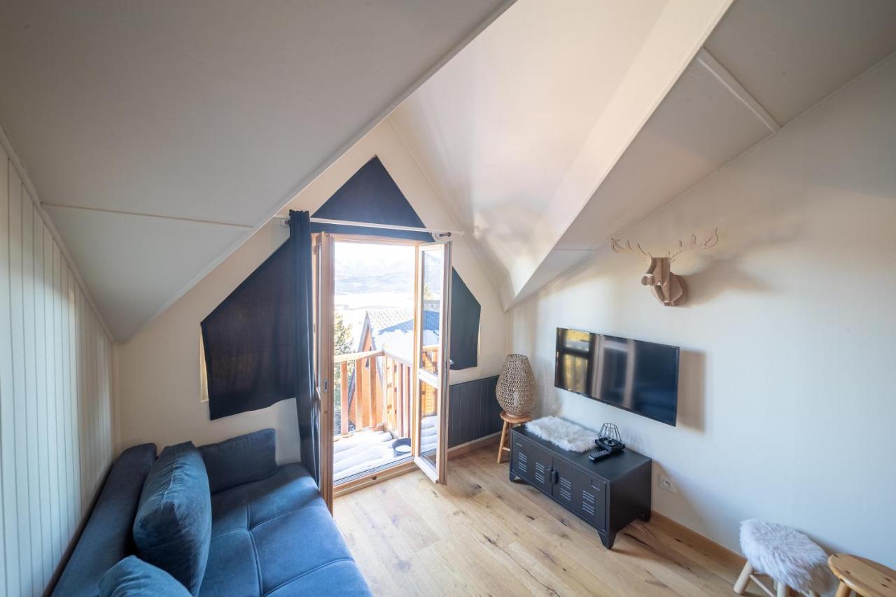 Appartement LE CERF - Duplex avec superbe vue montagne à Les Angles  Extérieur photo