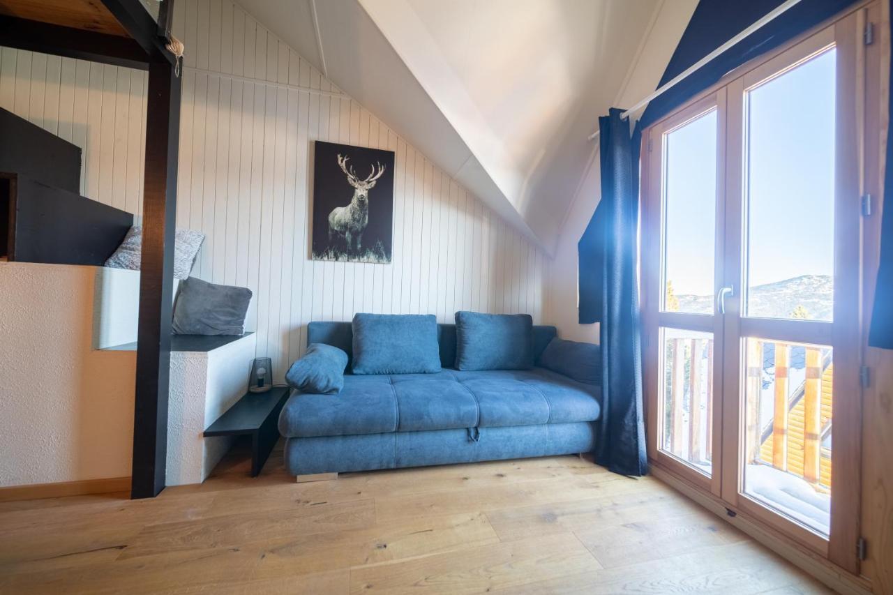 Appartement LE CERF - Duplex avec superbe vue montagne à Les Angles  Extérieur photo
