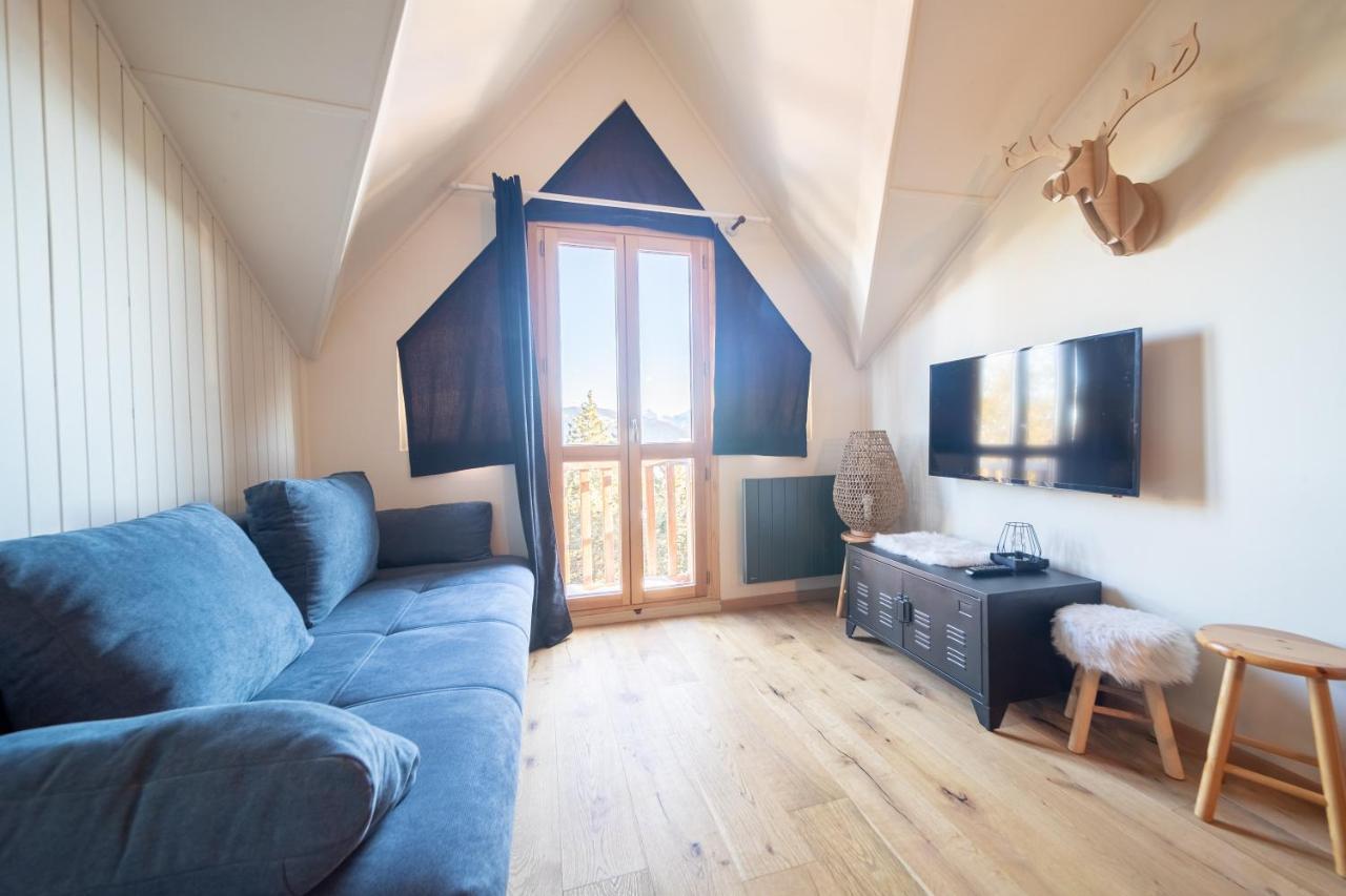 Appartement LE CERF - Duplex avec superbe vue montagne à Les Angles  Extérieur photo